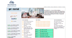 Desktop Screenshot of abudhabi-invest.com